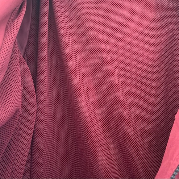 Burgundy Zipper Jacket - Picture 5 of 6